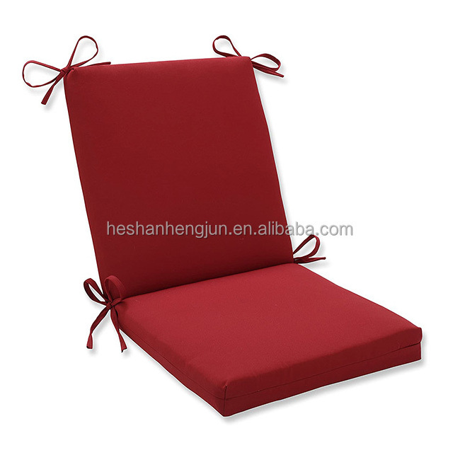 All-Weather Solid Color Waterproof Sunbed Sun Lounge Cushions for Hotel