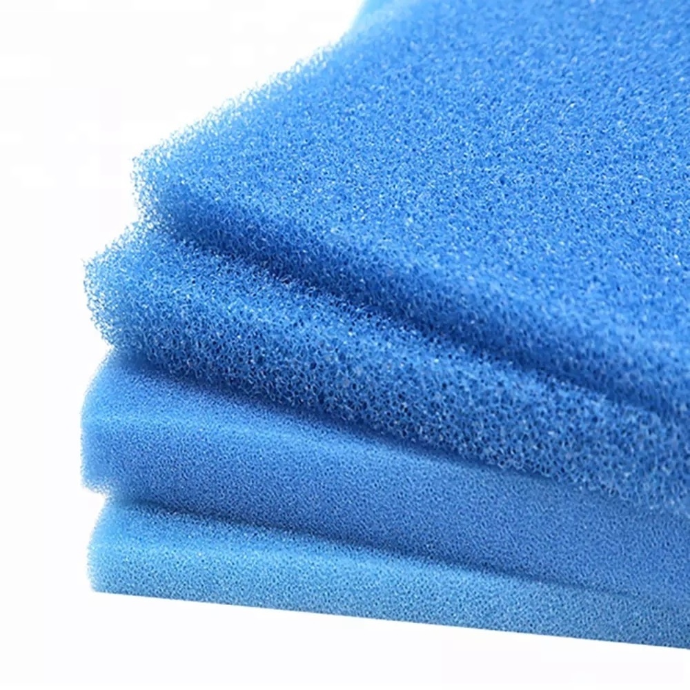 Heshan factory ppi 30  Foam Sponge for fish tank aquarium Reticulated Polyurethane foam