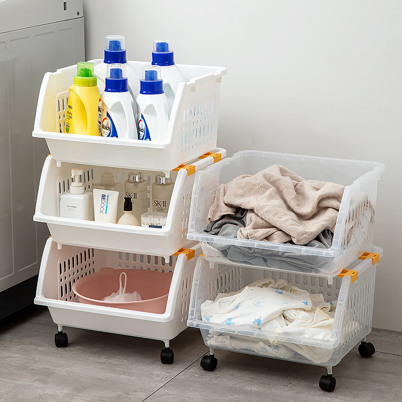 Home and Kitchen 2/3/4/5 Tier Organizers Bathroom Collection Baskets Under Sink Storage Shelf Organizer Rack with wheels