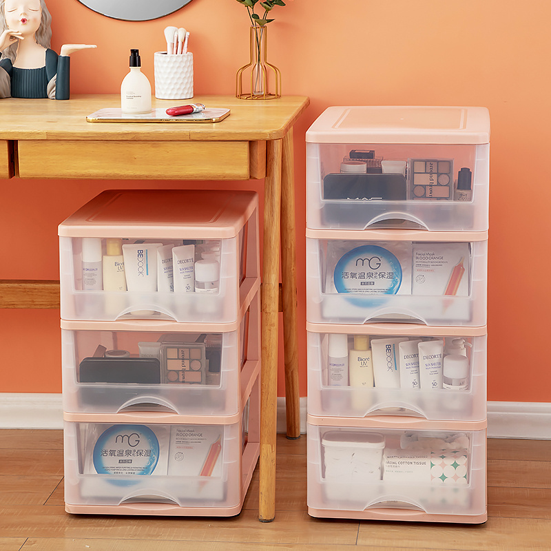 3~5 Layers Storage Drawers Plastic Children Toys Clothes Sundries Drawer Storage Box Organizer Makeup Stackable Storage Drawers