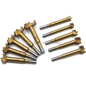 1/7/10PC HSS Titanium plating Woodworking Centering Hinge Hinge Boring Forstner Drills Bits sit for Wood Drilling