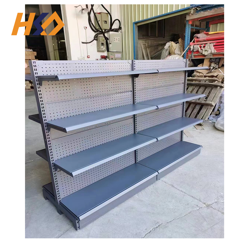 2023 Hot Selling Supermarket Gondola Shelf Display Shelves for Retail Store