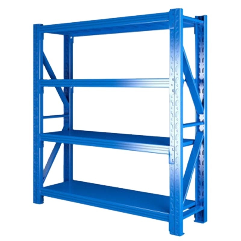 Durable Industrial Metal Steel Chrome Shelving, Garage Warehouse Rack Shelving with Wheel