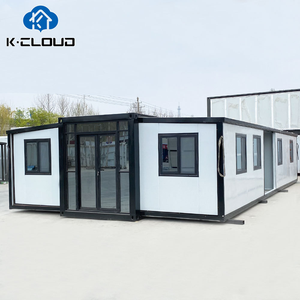 Granny Flat High Quality Waterproof Prefabricated Home Container Expandable House 3 Bedrooms 40Ft Security Luxury Prefab Villas