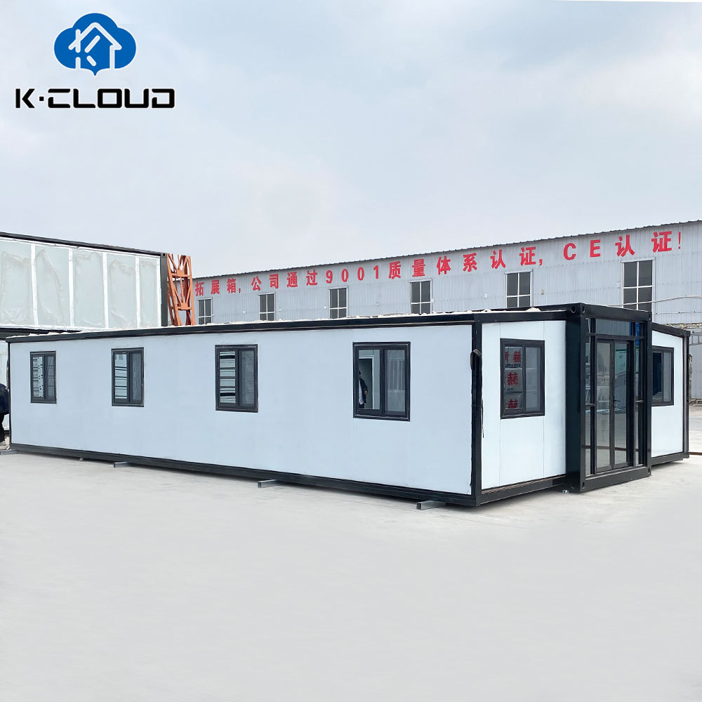 Ready Made 40Ft 20Ft Shipping Prefab Container Expandable House For Sale Light Steel Folding Prefabricated Home Villa 5 Bedroom