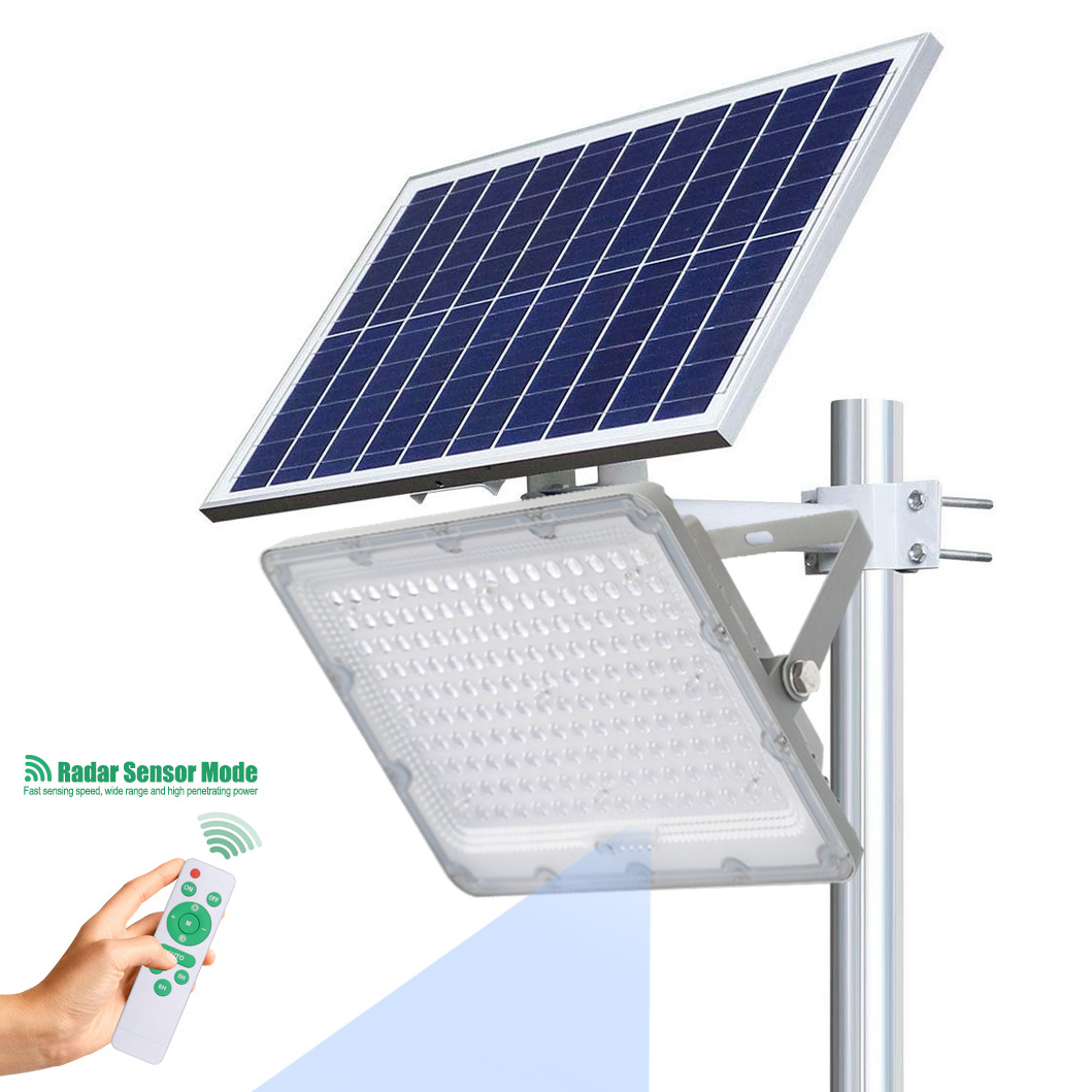 Solar Motion Garden Floodlights Outdoor Waterproof Ip65 50w 100w 200w 300w 400w 500w Led Solar Flood Light