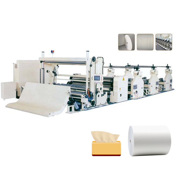 Automatic V Fold Facial Tissue Paper Converting Folding Machine With High Speed Manufacturer Price