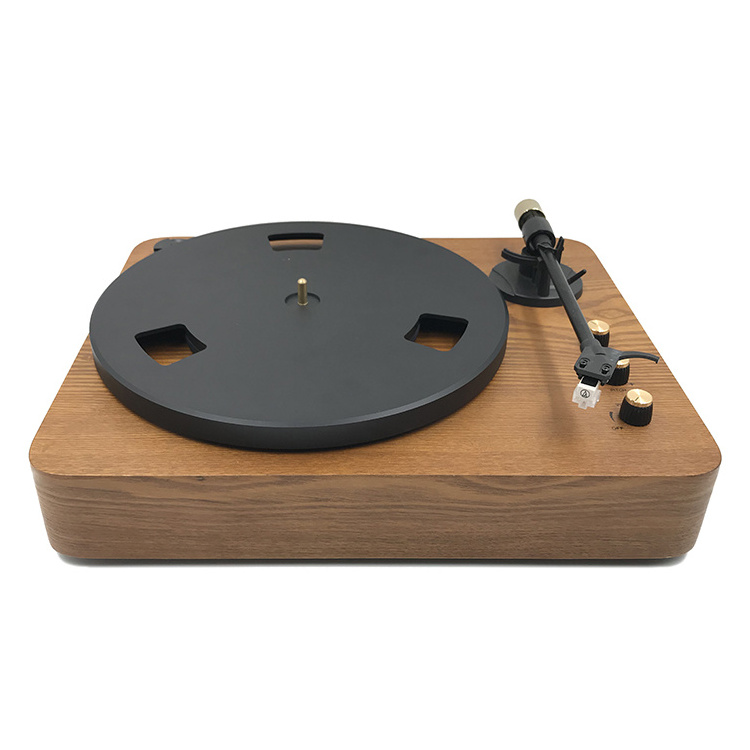 Nostalgic movement magnet cartridge turn table BT vinyl records player with external speakers