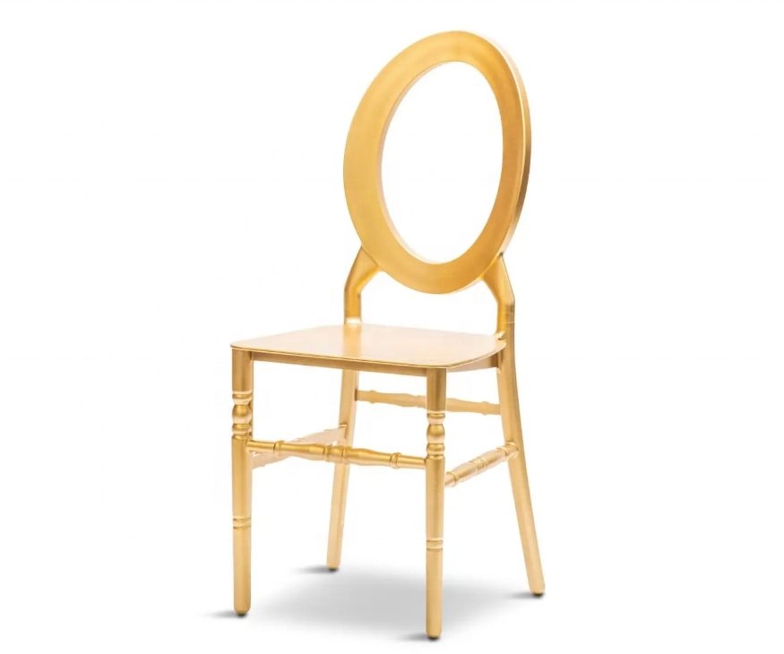 Stackable O back Resin Hotel Wedding Event Rental chair