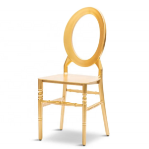 Stackable O back Resin Hotel Wedding Event Rental chair