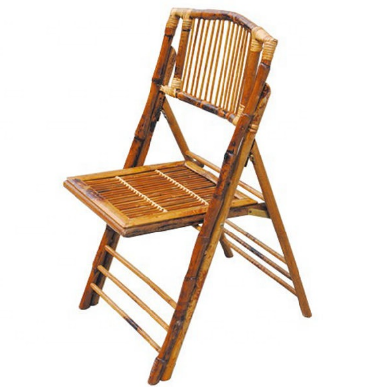 Outdoor Garden Event Chair Flash Bamboo Folding Chair Wedding Chair