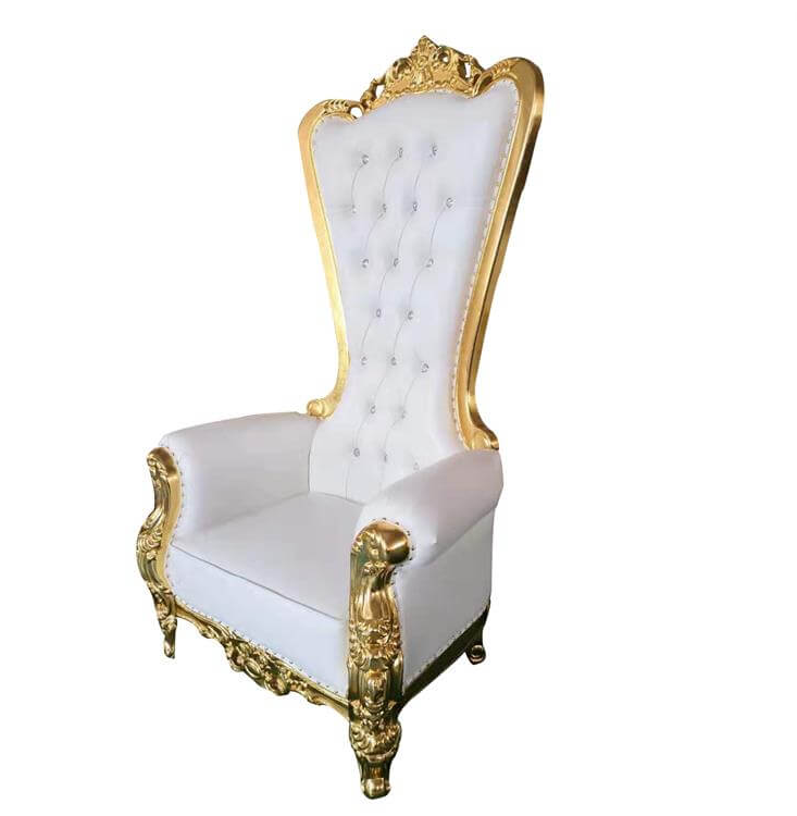 wholesale European American  style hotel furniture high back luxury royal king throne event wedding chairs