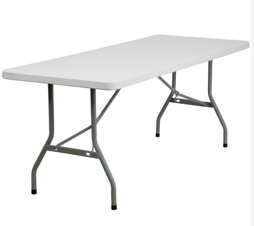 Rectangular Shape HDPE outdoor  Club Folding Table with Size 6FT