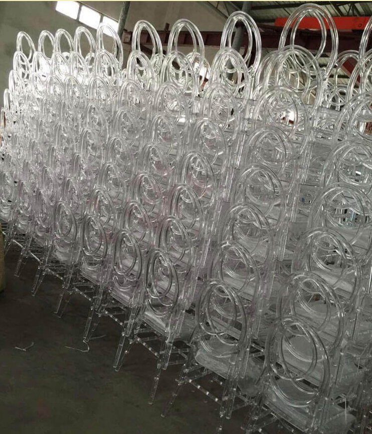 Black color wholesale outdoor wedding chivari chaise tiffany resin furniture hotel banquet acrylic phoenix event chiavari chairs