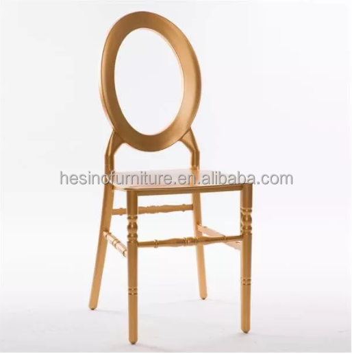 Stackable O back Resin Hotel Wedding Event Rental chair