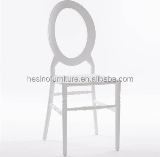 Stackable O back Resin Hotel Wedding Event Rental chair