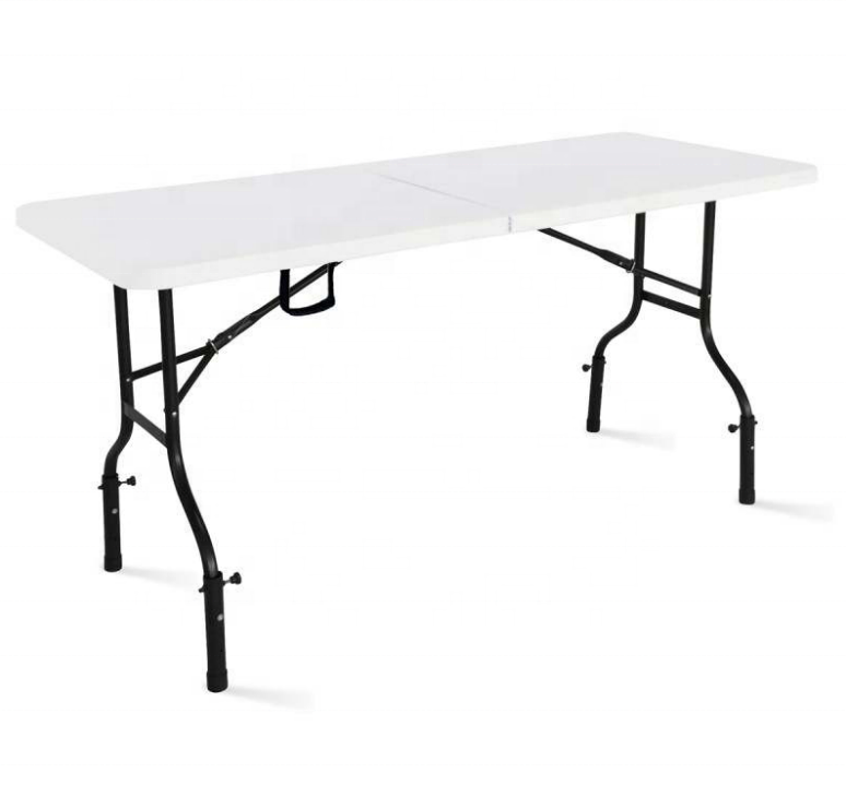 Rectangular Shape HDPE outdoor  Club Folding Table with Size 6FT