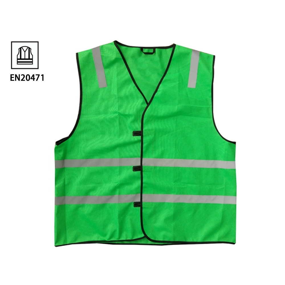 High visible mens safety traffic sleeveless motorcycle reflective vest