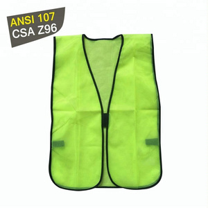 High Visible  Mens waistcoat reflective usa hi viz vest mesh vest