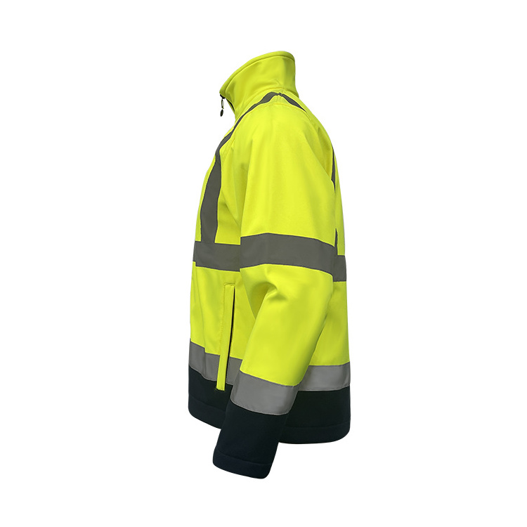 Hi vis custom garment security uniform reflective work jacket