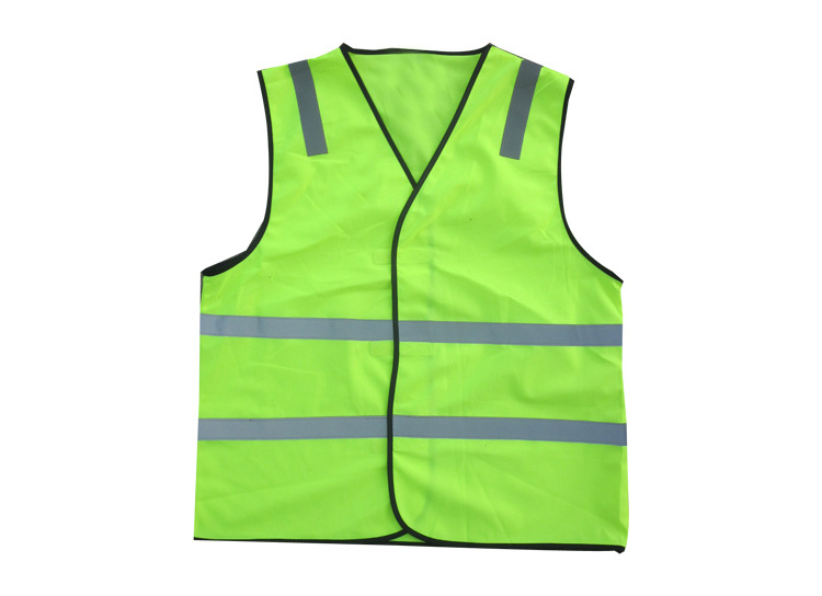 High visible mens safety traffic sleeveless motorcycle reflective vest