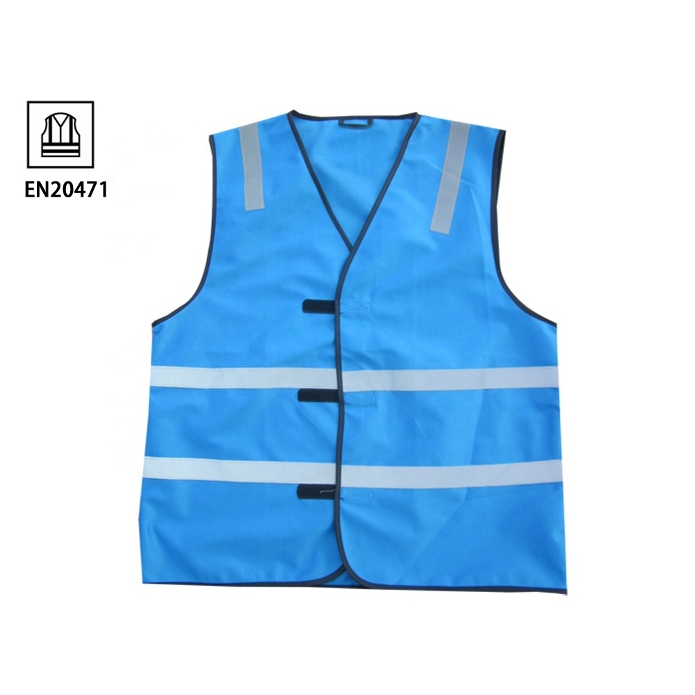 Hot-selling cheap  orange safety vests polyester mesh working wear light reflective vest