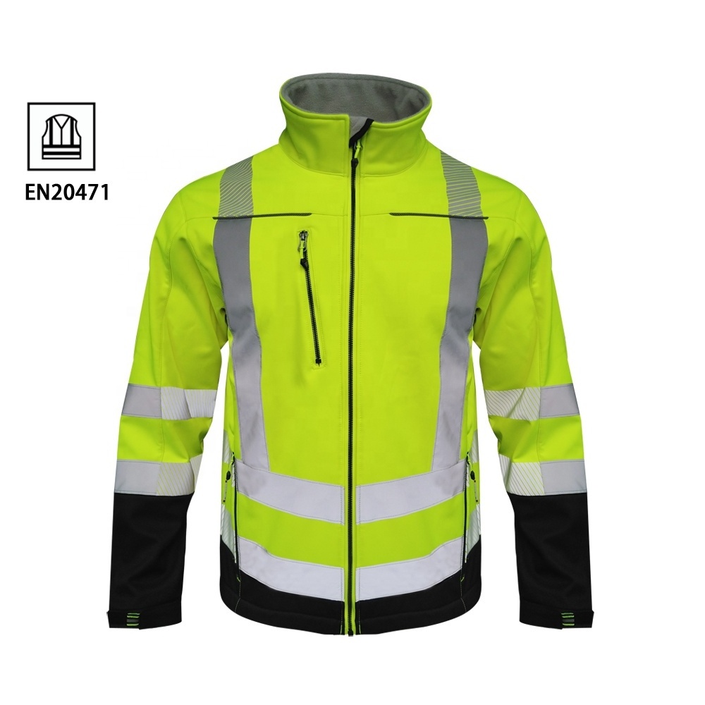 Working waterproof eco friendly clothing recycled high visibility reflective jacket