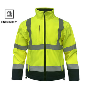 Hi vis custom garment security uniform reflective work jacket