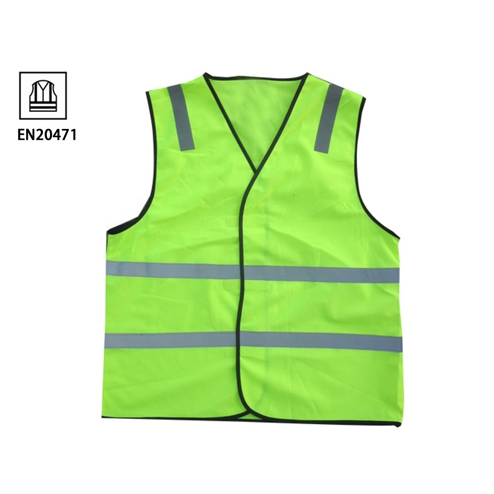 High visible mens safety traffic sleeveless motorcycle reflective vest