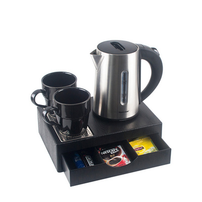 Honeyson new hot hotel 0.6L mini electric kettle drawer tray set