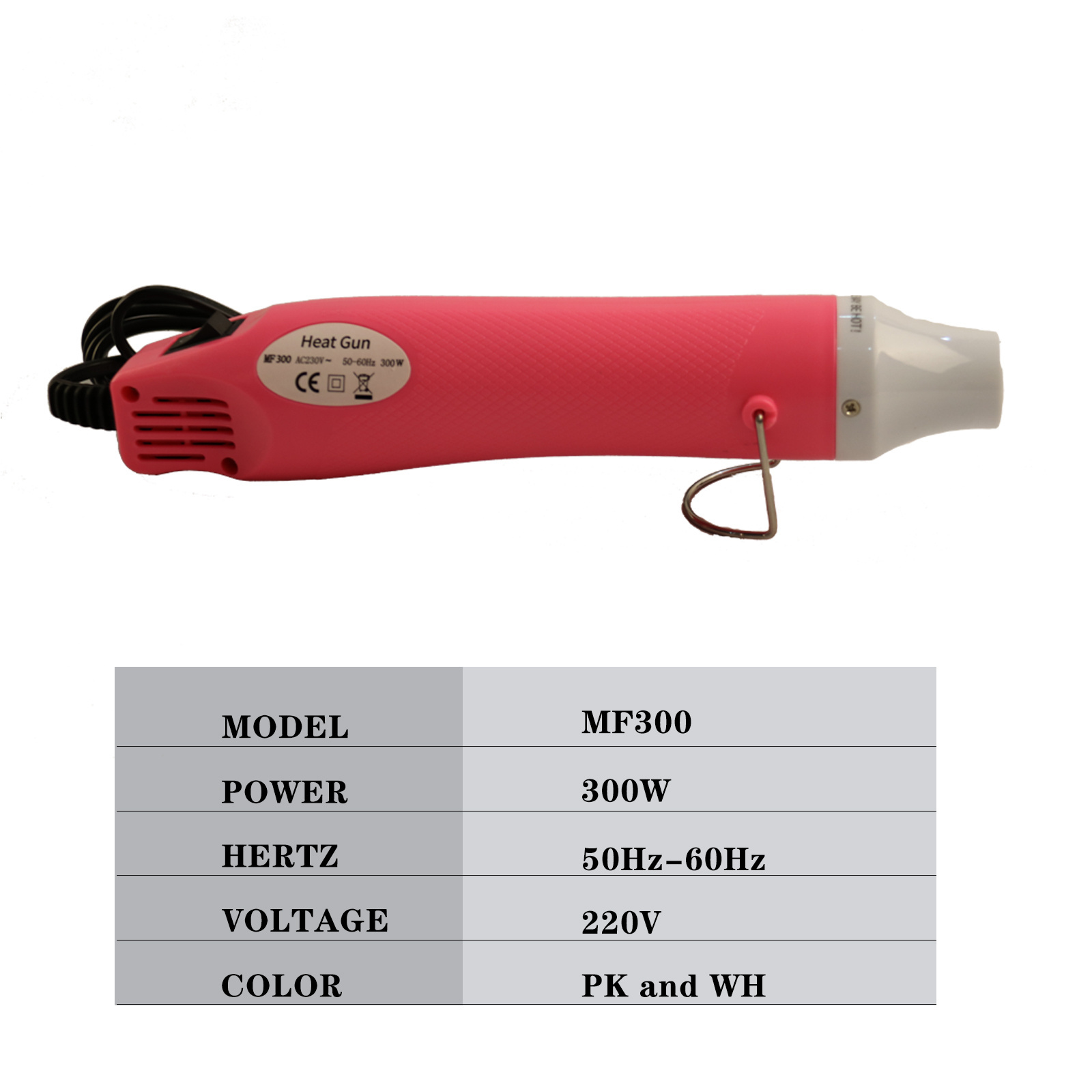 HHG300 RTS  heat gun shrink wrap mini heat gun