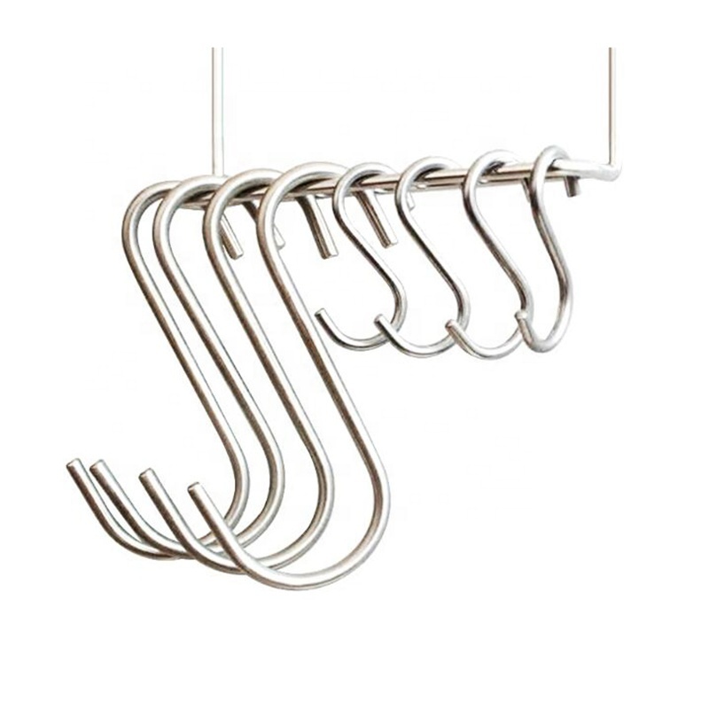 Wholesale high quality hanger accessories snake hooks metal hook for clothes hanger