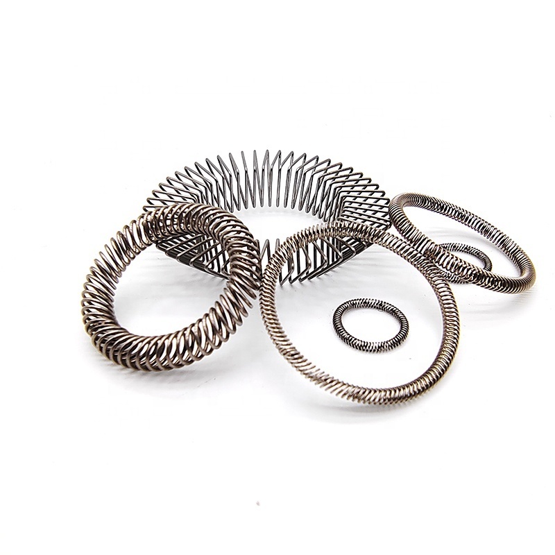 Circular Shape Canted Coil Spring Stainless Steel Interlocking Spring Copper Garter Spring For Oil Seals