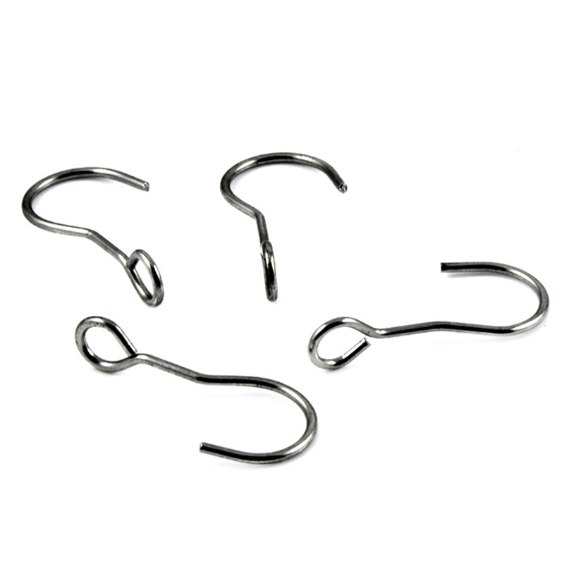 stainless steel wire forming spring small metal meat hook J hooks metal hook for hanging