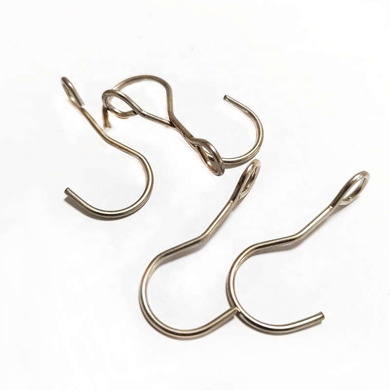 stainless steel wire forming spring small metal meat hook J hooks metal hook for hanging