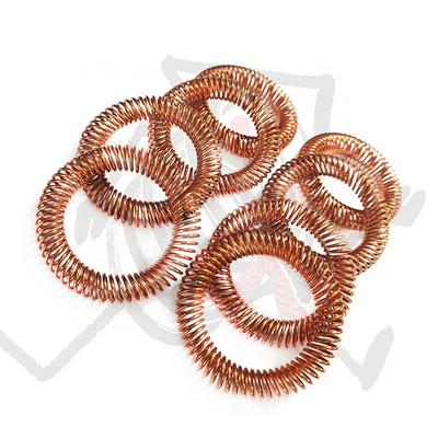 Circular Shape Canted Coil Spring Stainless Steel Interlocking Spring Copper Garter Spring For Oil Seals