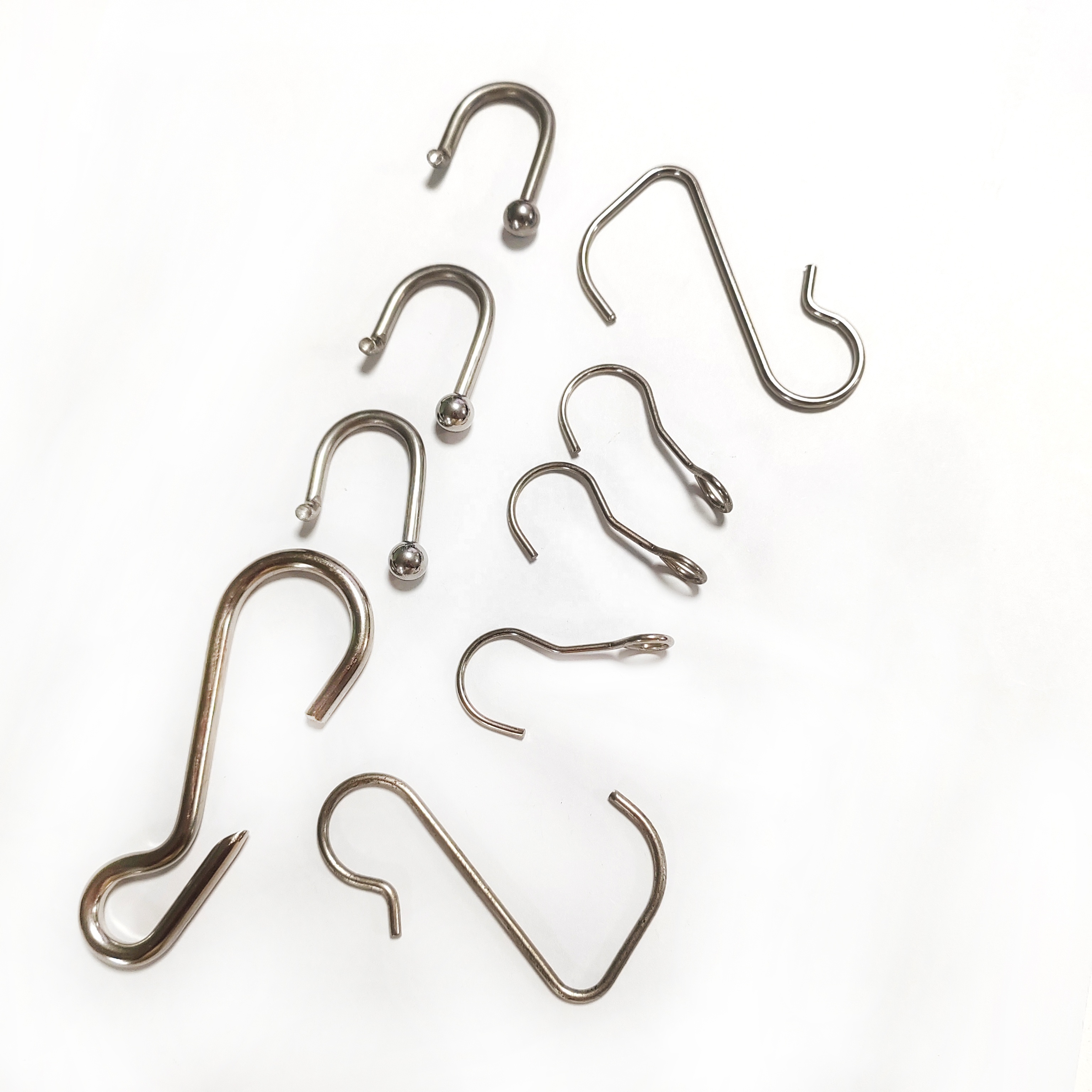 Wholesale high quality hanger accessories snake hooks metal hook for clothes hanger