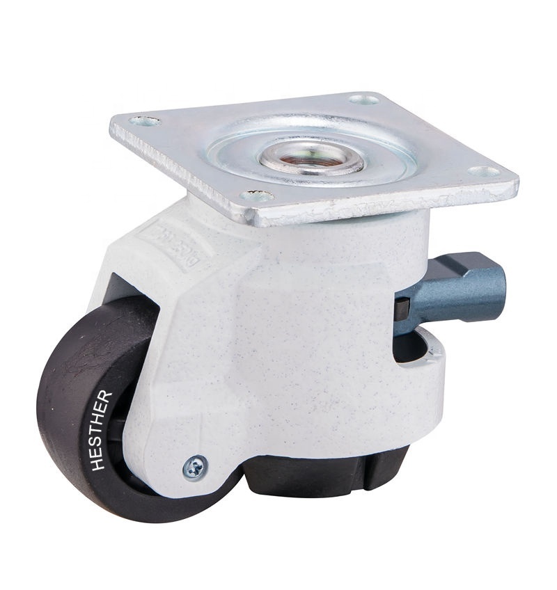 GD80F leveling casters heavy duty retractable castor wheels gd-80s