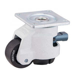 GD80F leveling casters heavy duty retractable castor wheels gd-80s