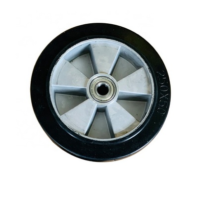 10 inch trolley wheel hand trucks replacement wheels Solid Rubber Wheel