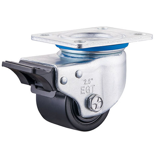 small wheel but heavy duty low support swivel caster