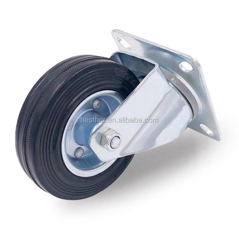 3'' 4'' 5'''' 6'' 7'' 8'' 10'' swivel rubber industrial caster wheels