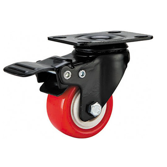 orange pvc wheel stem fitting mini swivel casters small wheels for carts