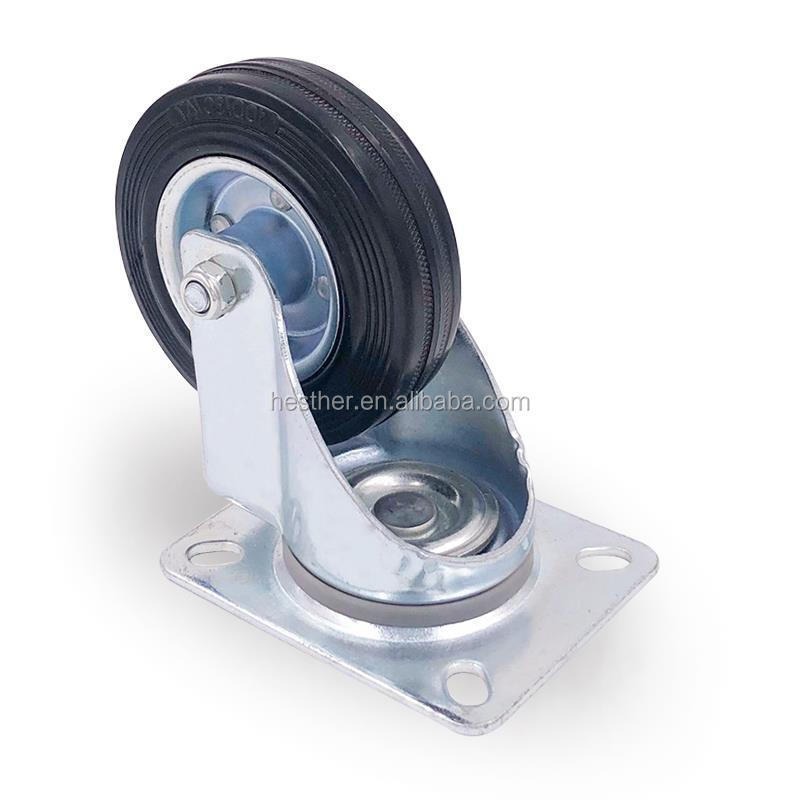 3'' 4'' 5'''' 6'' 7'' 8'' 10'' swivel rubber industrial caster wheels