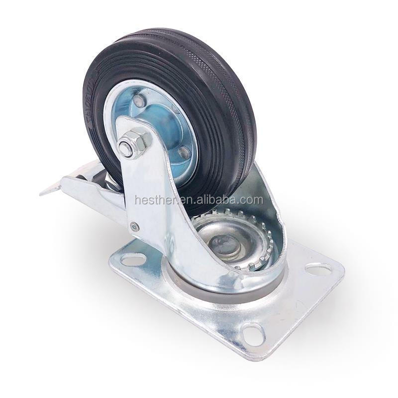 3'' 4'' 5'''' 6'' 7'' 8'' 10'' swivel rubber industrial caster wheels