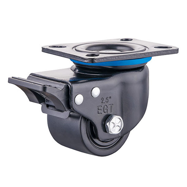 small wheel but heavy duty low support swivel caster