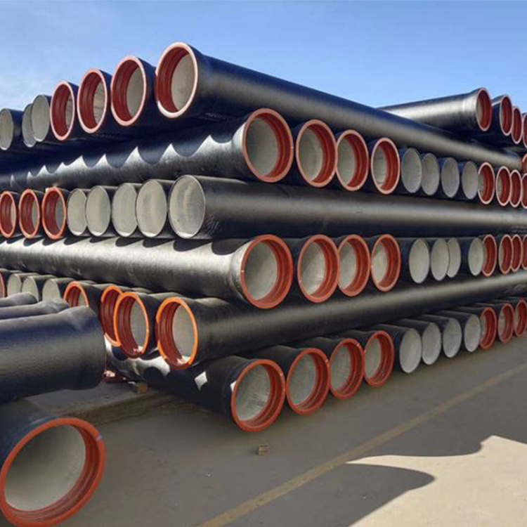 120mm dn125 140mm 150mm 350mm dn500 700 mm 900 dn1000 1600mm 4 inch 6m 5.8m length k7 k9 ductile iron pipe for water tube well