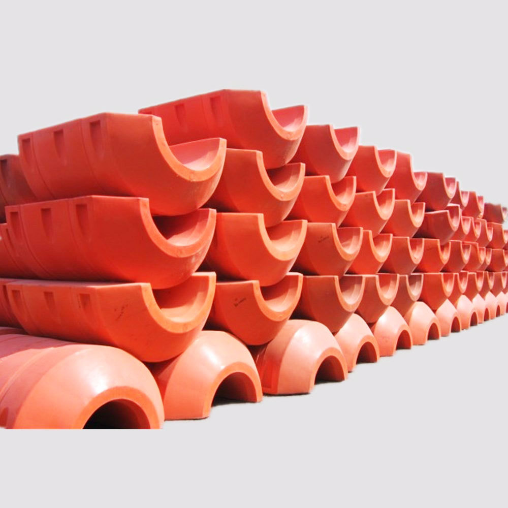 Hot Sale marine plastic buoys marine mining floatation pe cable hose floats dredging pipe for dredging pipe marine pipe buoy