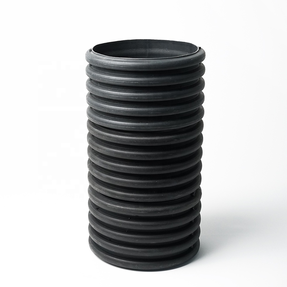 high quality black 8 24 inch 400mm 500mm plastic HDPE Culvert Drainage Pipe Prices