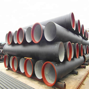 wholesale astm k7 k8 k9 100mm 200 250mm dn125 dn2200 dn500 dn 600 c40 dn800 4 inch black cast ductile iron water pipe price